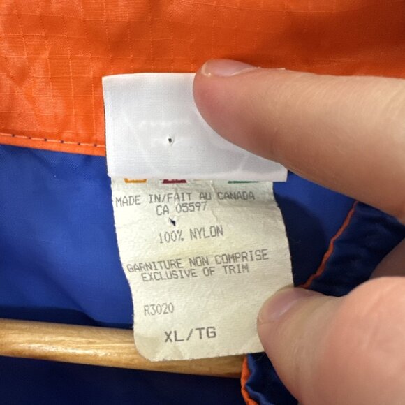 Vintage Kamloops Blazers WHL Men XL Windbreaker Jacket WHL OHL Hockey Junior - Picture 4 of 7